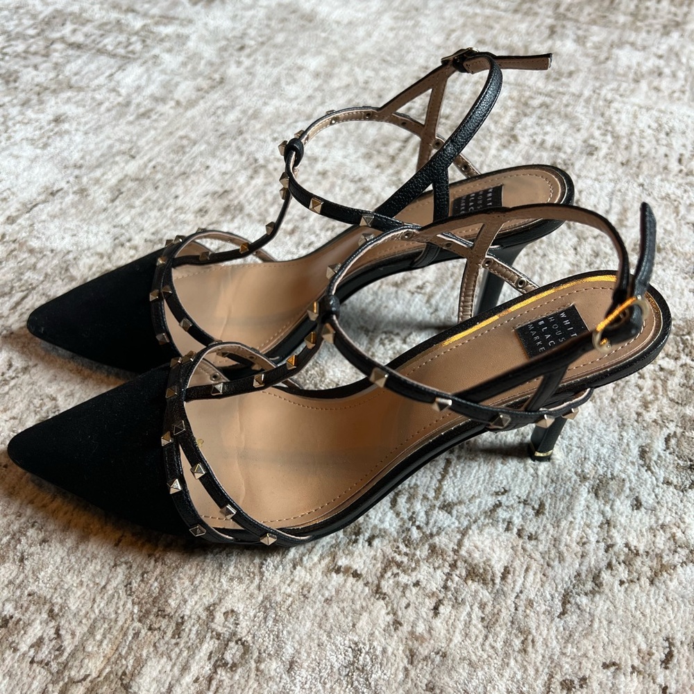 Beautiful studded heels WHBM women’s 10